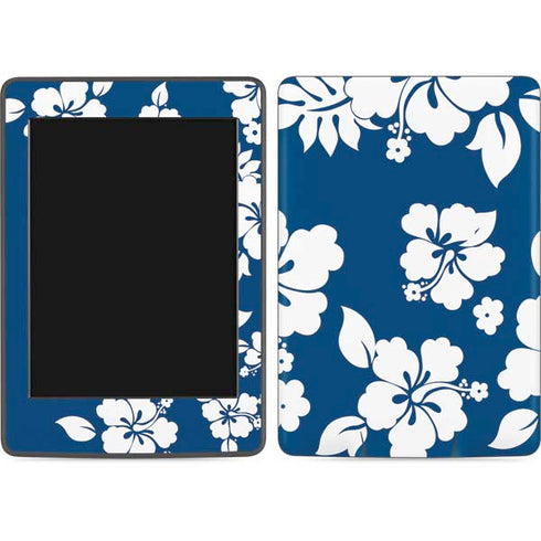Blue and White Amazon Kindle Skin